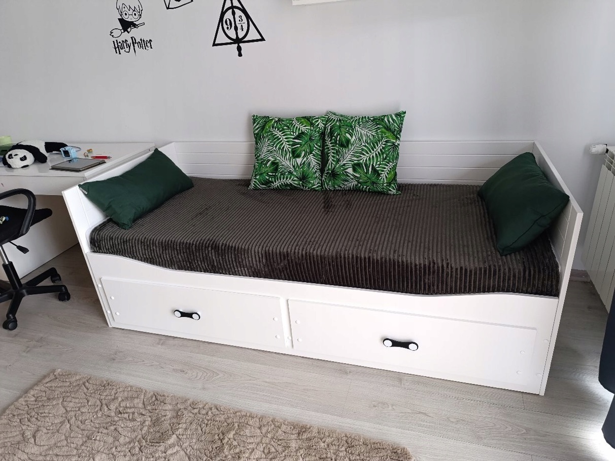Rozkladacia posteľ HERMES biela 200x80cm