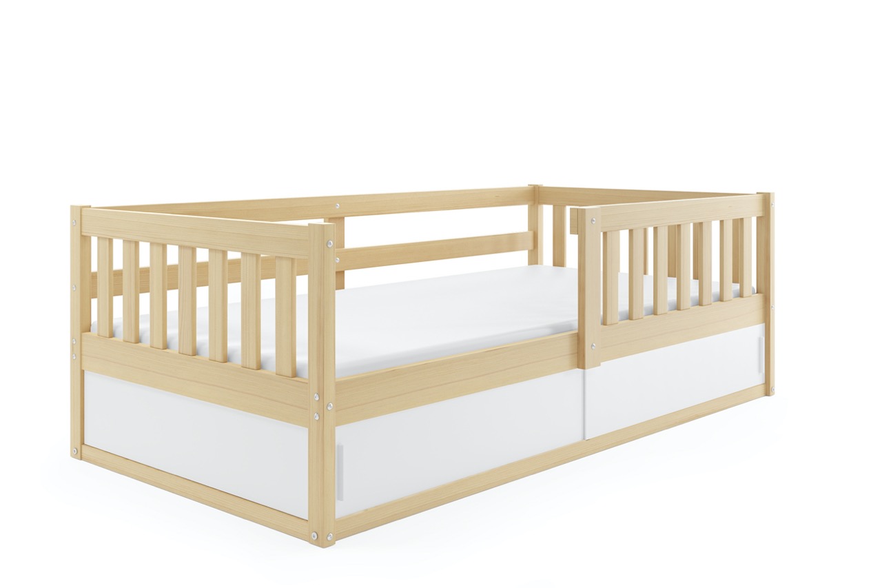 Posteľ SMART 160x80 - Borovica s úložným priestorom