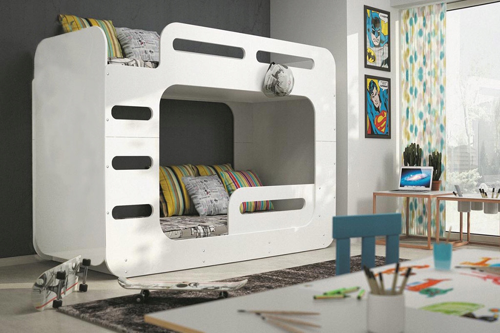 Poschodová posteľ MAX 2 200x80 - biela
