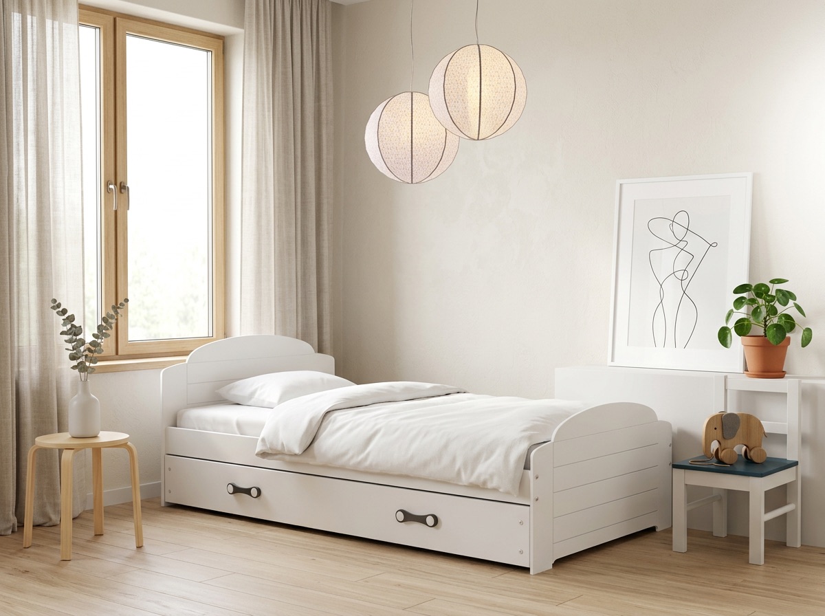 Posteľ LILI 200x90 biela