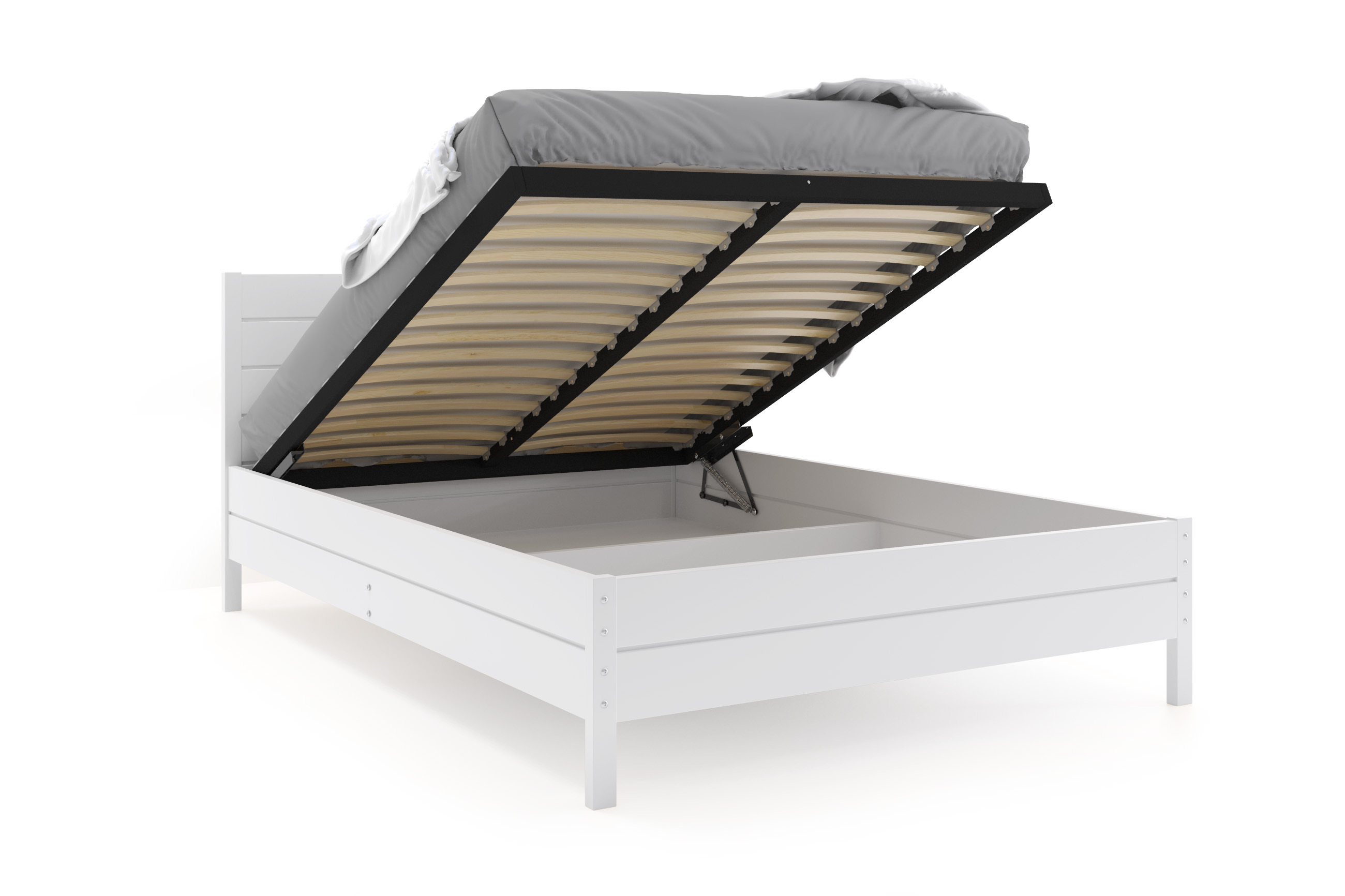 Manželská posteľ CONTINENTAL 160x200 biela