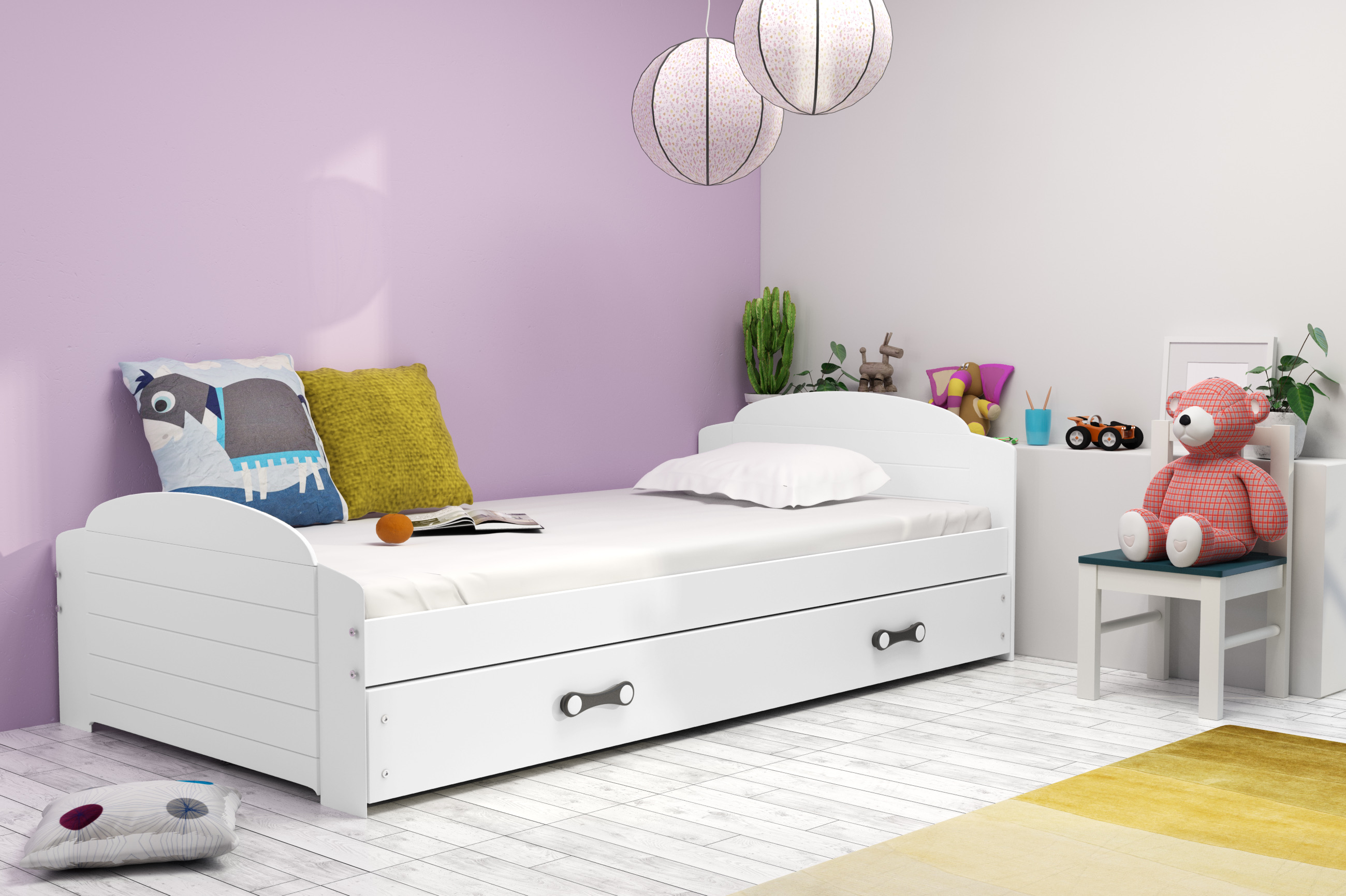 Posteľ LILI 200x90 biela