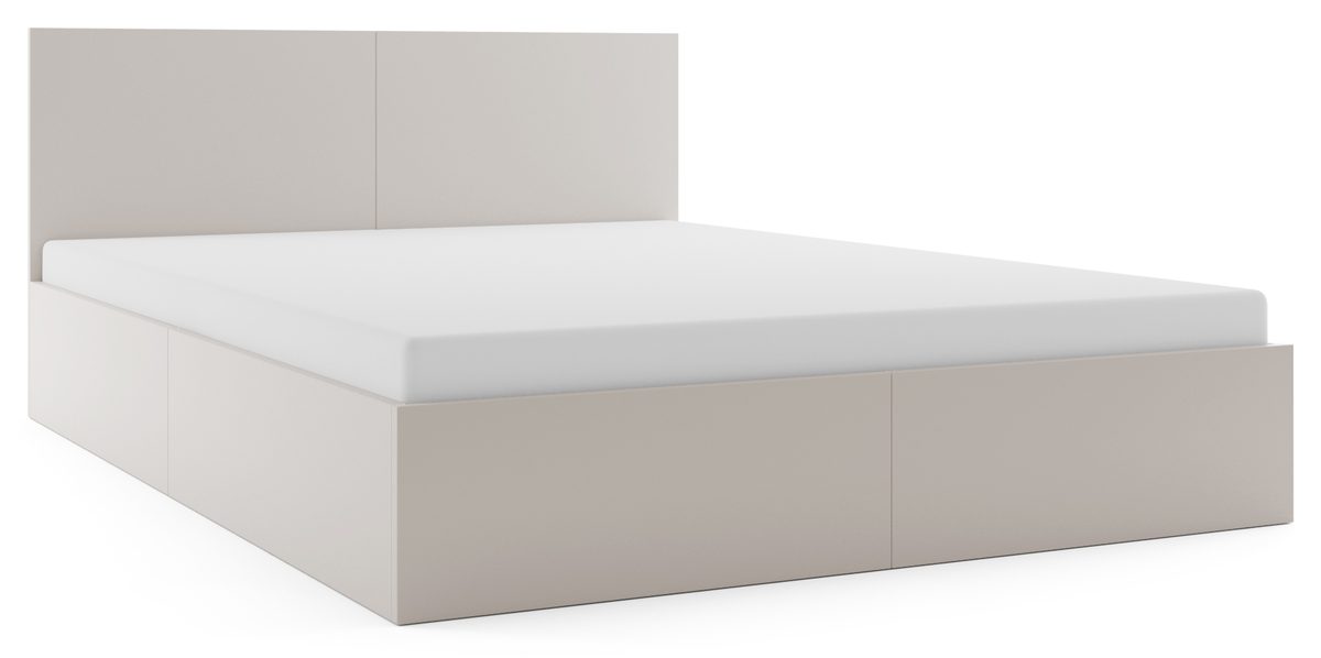 Manželská posteľ s úložným priestorom PAX 140x200 – kašmírová