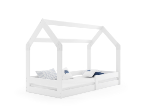 Domčeková posteľ DOMČEK 1 160x80 biela
