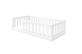 Detská posteľ BELLA SIMA 160x80 Montessori z masívu – biela