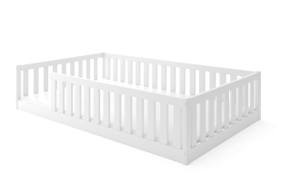 Široká posteľ BELLA SIMA 120×200 cm Montessori – biela